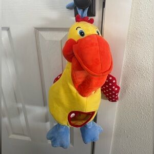 Melissa & Doug Colorful Plush Cause and Effect Pelican Toy